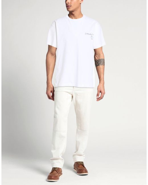 3.PARADIS White T-Shirt for men