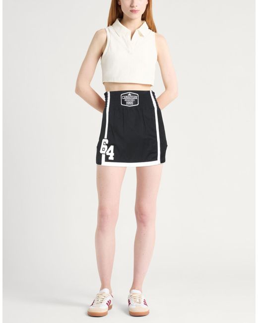 DSquared² Black Mini Skirt