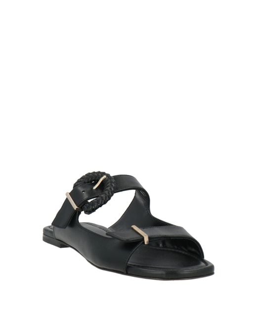 Baldinini Black Sandals Calfskin