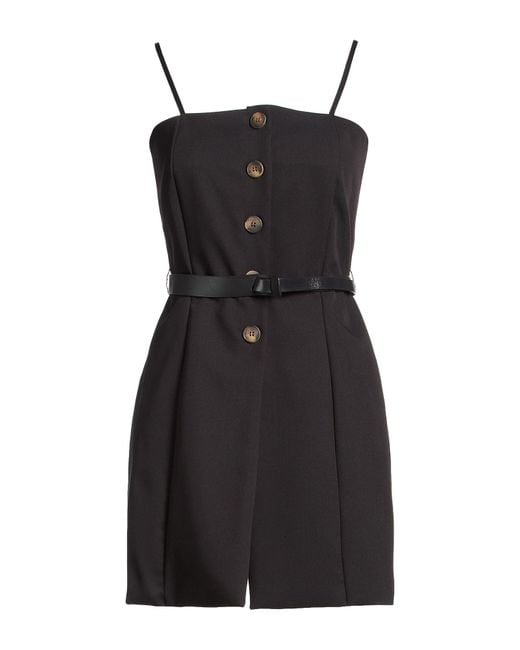 Haveone Black Mini Dresses