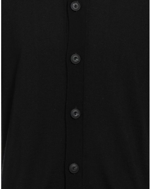 Alpha Studio Black Cardigan for men