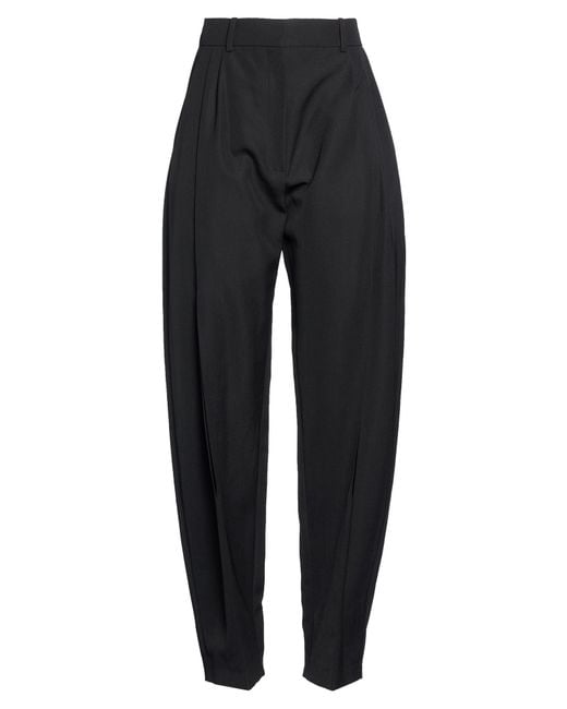 A.W.A.K.E. MODE Black Pants Polyester, Virgin Wool