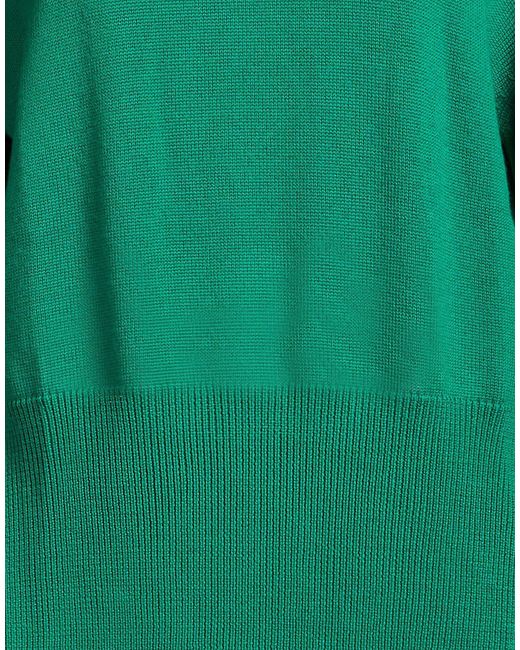 MEIMEIJ Green Turtleneck Wool