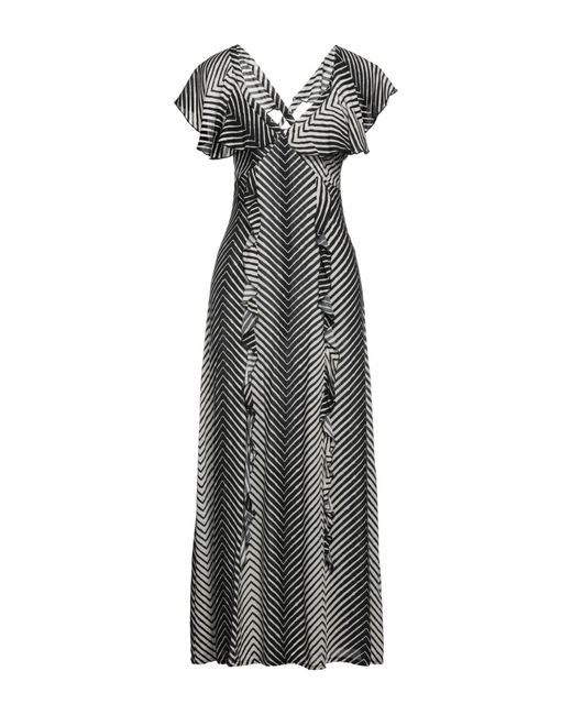Soallure Gray Maxi Dress