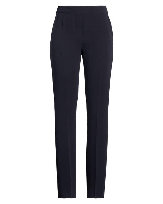 Max Mara Blue Midnight Pants Triacetate, Polyester