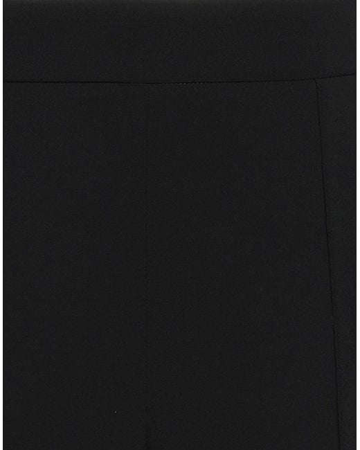 Carolina Herrera Black Pants Polyester, Polyurethane