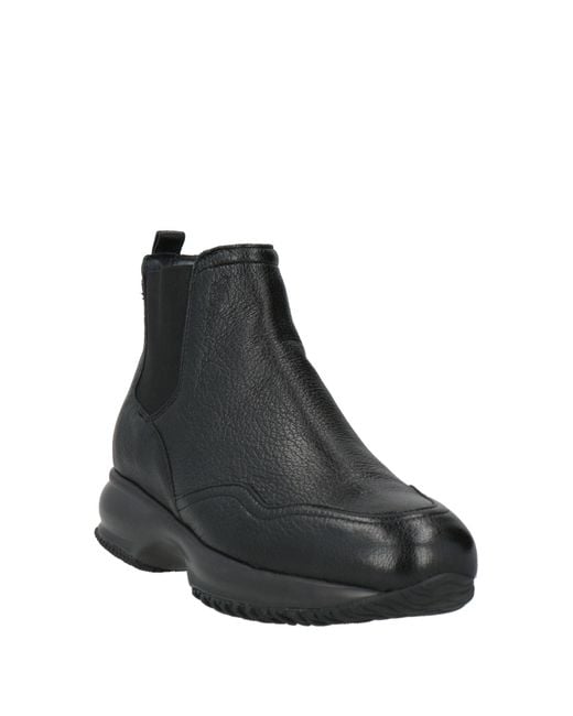 Hogan Black Ankle Boots