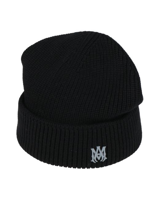 Amiri Black Hat Wool for men