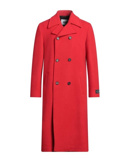 MSGM Mantel in Red für Herren