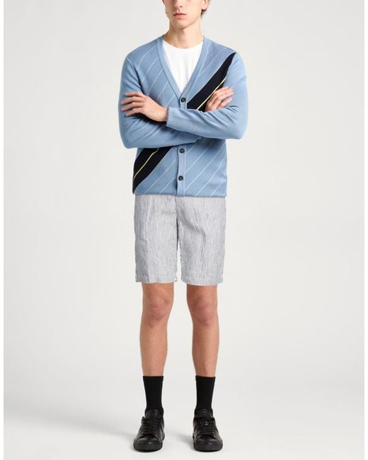120% Lino Gray Shorts & Bermuda Shorts for men