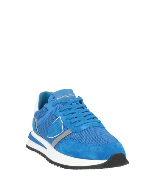 Philippe Model Blue Trainers for men
