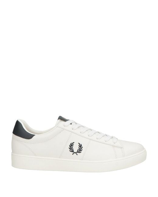 Fred Perry White Sneakers Leather for men