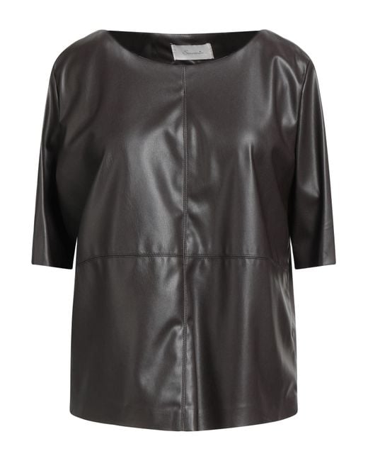 Top Souvenir Clubbing en coloris Black