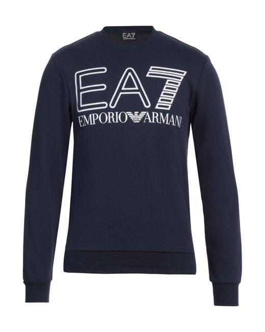 Sudadera EA7 de hombre de color Blue