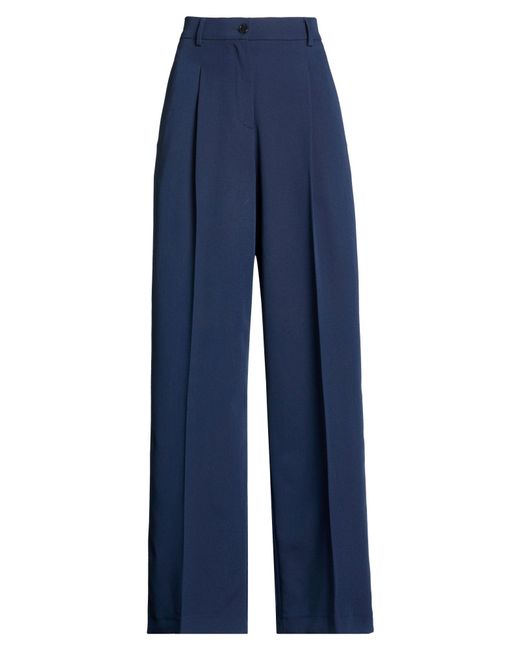 Liu Jo Blue Pants Polyester, Viscose, Elastane