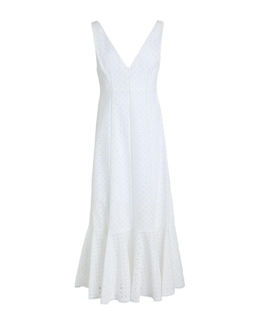 Philosophy Di Lorenzo Serafini White Midi Dress