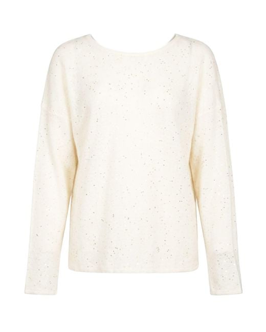 Gentry Portofino White Ivory Sweater Alpaca Wool, Mohair Wool, Viscose, Polyamide, Polyester