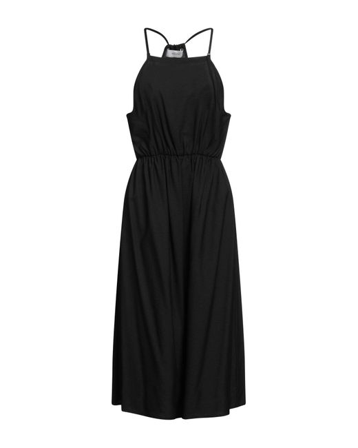 Aglini Black Midi Dress