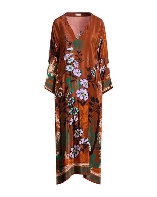 Anjuna Brown Midi Dresses