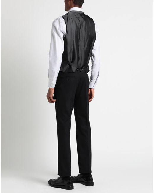 Zegna Black Tailored Vest for men