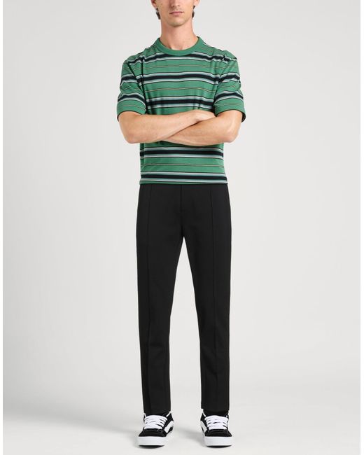 Liu Jo Black Pants Viscose, Polyamide, Elastane for men