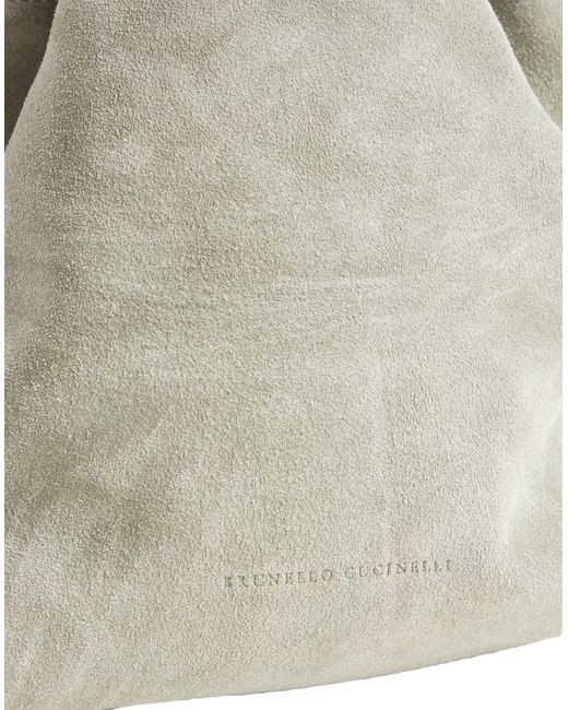 Brunello Cucinelli Gray Handtaschen