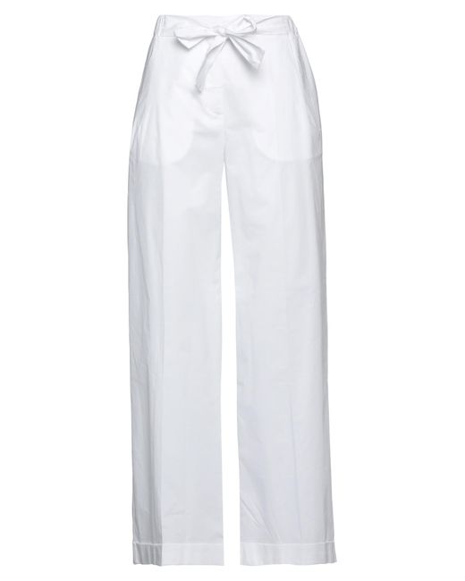 Semicouture White Trouser