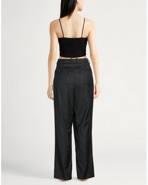 Roberto Collina Black Pants Wool
