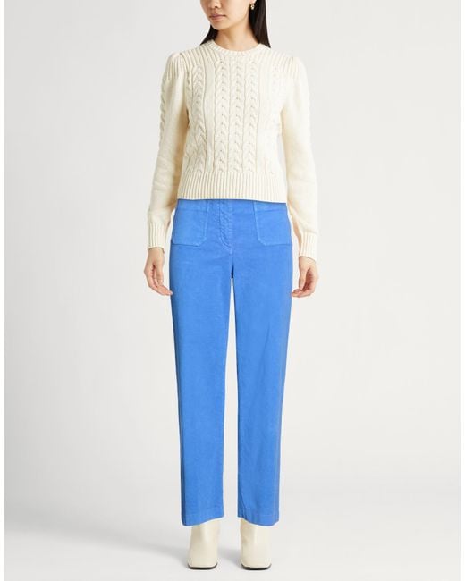 Aspesi Blue Pants Cotton, Elastane