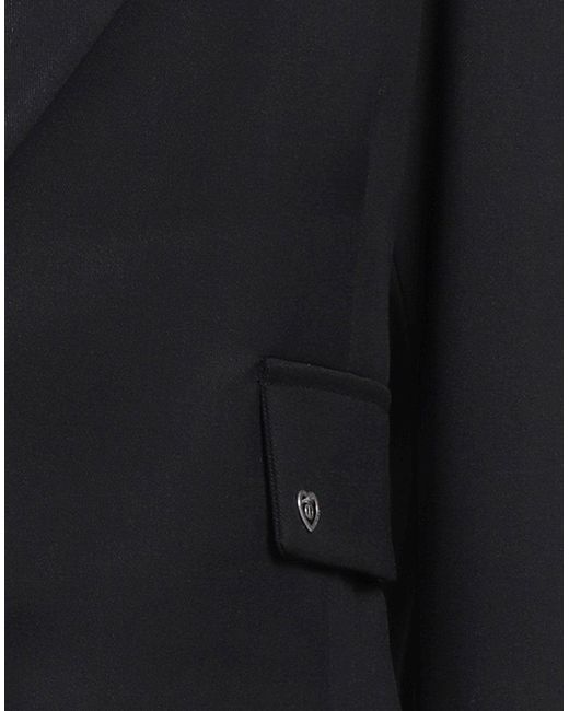 Please Black Blazer Polyester, Viscose, Elastane