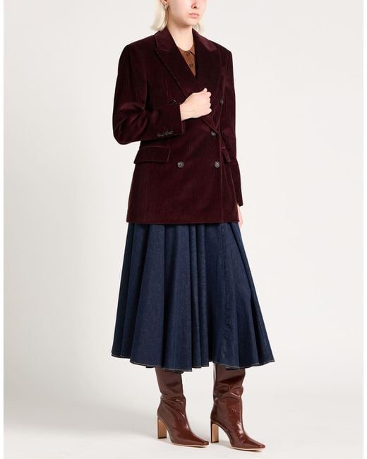 Brunello Cucinelli Purple Blazer