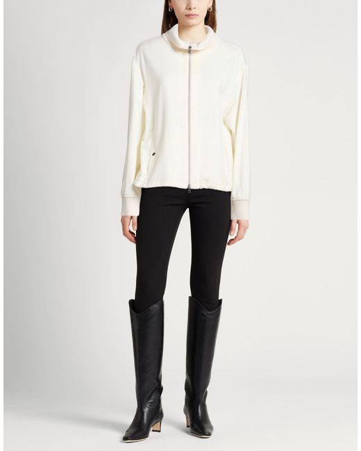 Herno White Ivory Jacket Cashmere