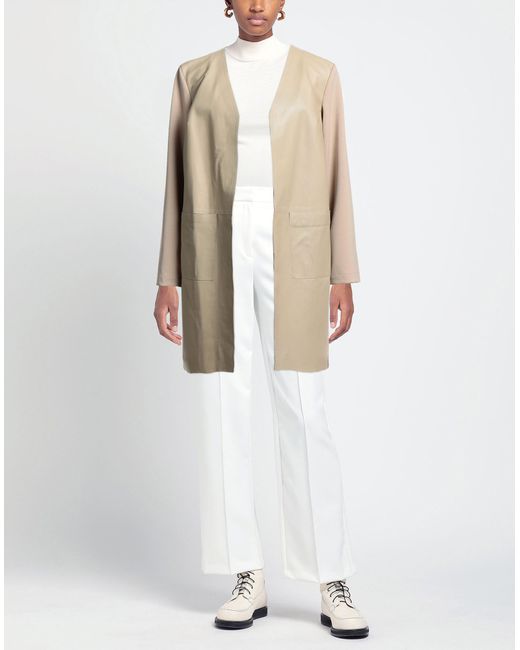 Sandro Ferrone Brown Overcoat & Trench Coat