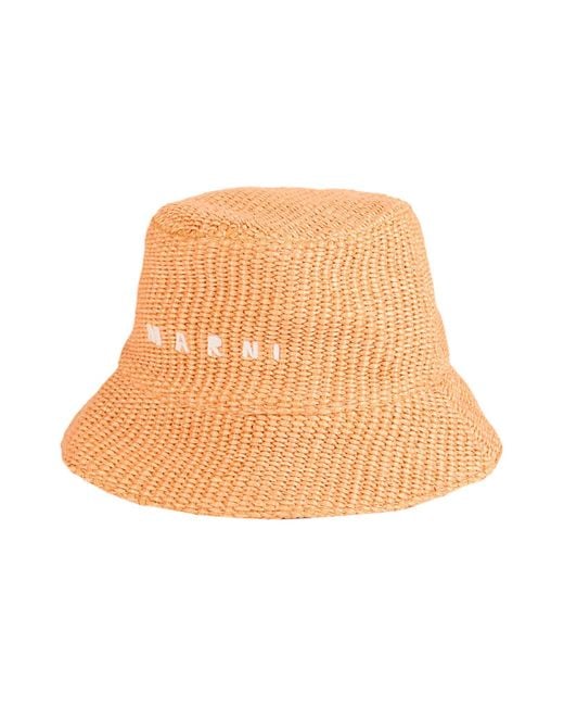 Marni Natural Hat Cotton, Polyamide