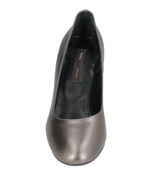 Frau Gray Pumps Leather