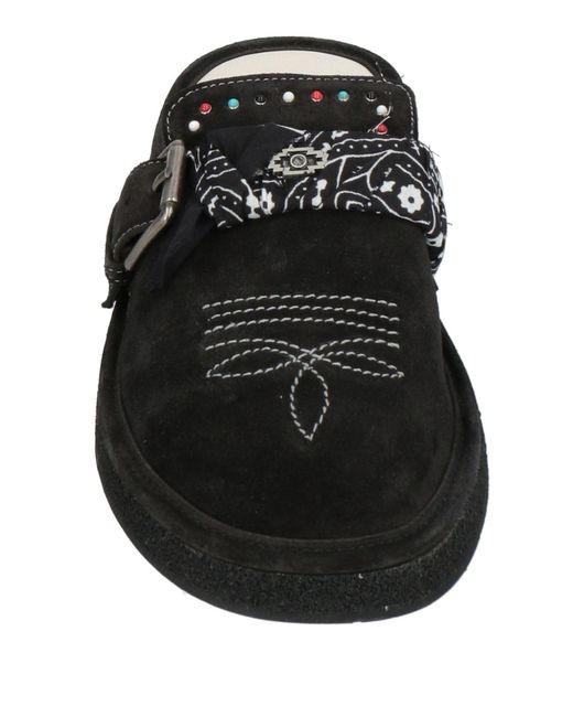 HAANI Black Mules & Clogs