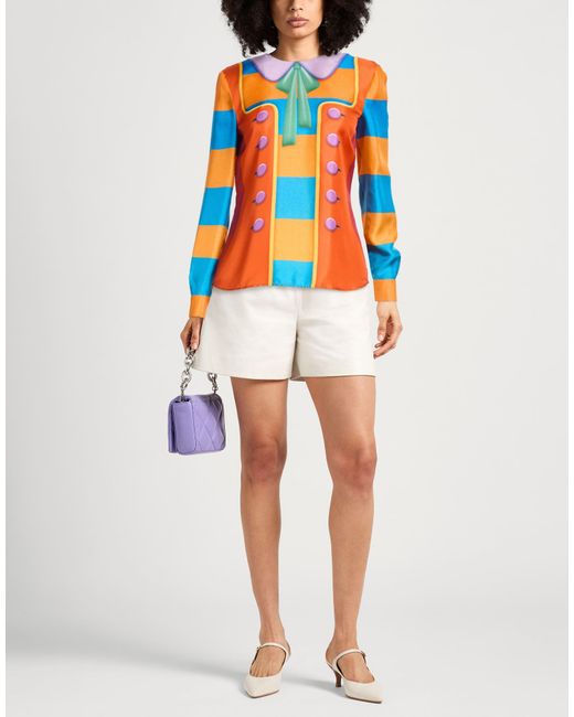 Moschino Orange Tops