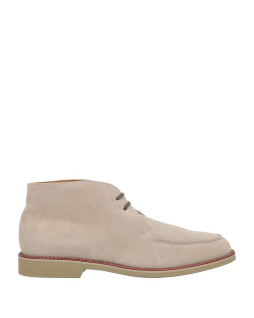 Ludwig Reiter Gray Ankle Boots Leather for men