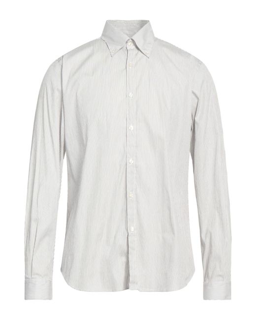 Camisa Canali de hombre de color White