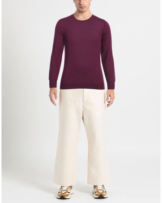 Gran Sasso Purple Jumper for men