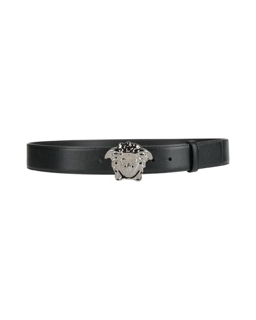 Cinturón Versace de hombre de color Black