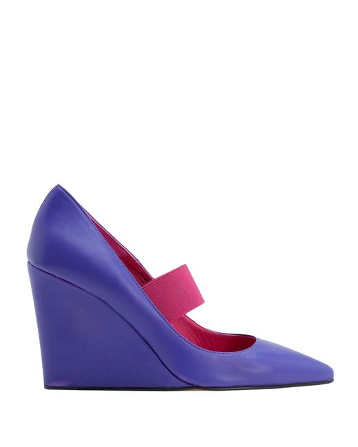 8 by YOOX Purple Pumps
