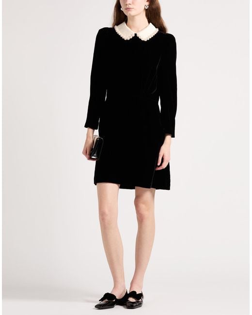 Sandro Black Mini Dress