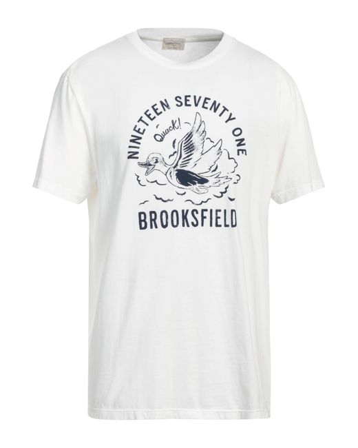 Brooksfield White T-shirt for men