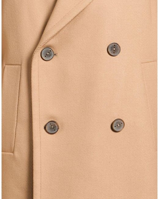 Hevò Natural Coat Virgin Wool, Polyamide for men