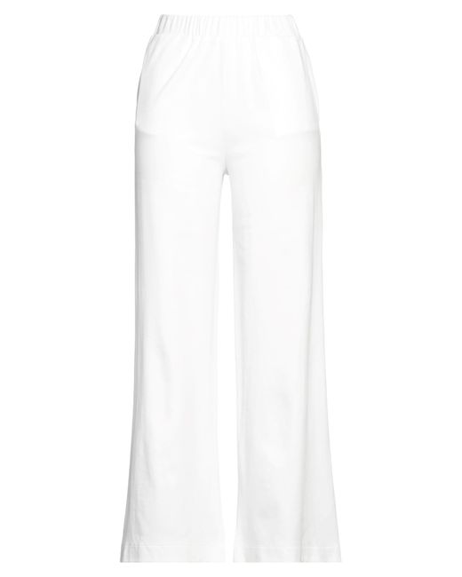 Gran Sasso White Cropped Trousers