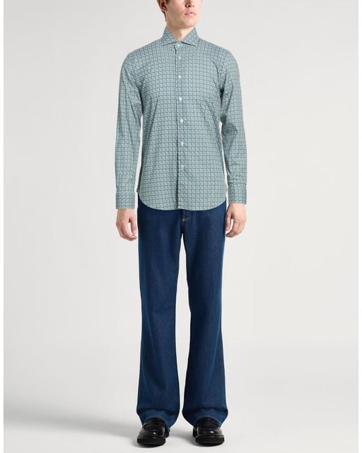 Fedeli Blue Shirts for men