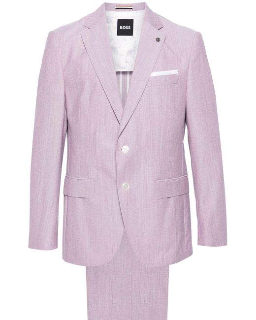 Boss Anzug in Purple für Herren