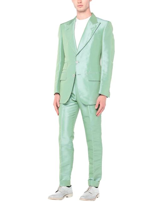 tom ford Light green Suit
