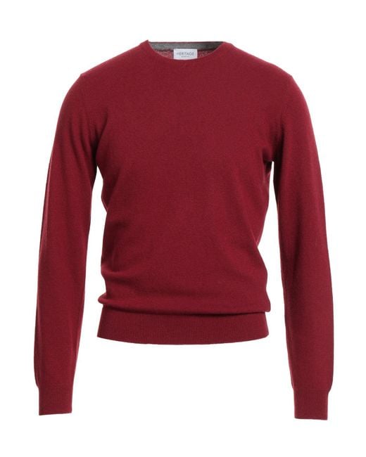 Pullover Heritage de hombre de color Red